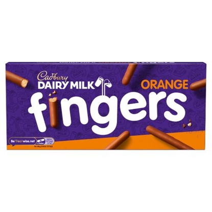 Picture of CAD BISCUITS ORANGE FINGERS 114G